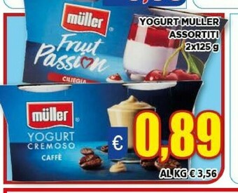 Vivo Supermercati Muller Yogurt offerta