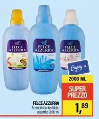 Caddy's Felce Azzurra Ammorbidente diluto assortito 2000 ml offerta