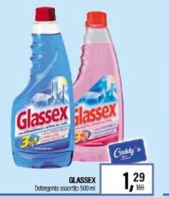 Caddy's Glassex Detergente assortito 500 ml offerta