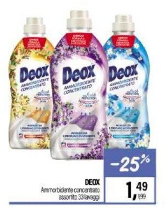 Caddy's Deox Ammorbidente concentrato assortito 33 lavaggi offerta