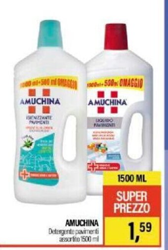 Caddy's Amuchina Detergente pavimenti assortito 1500 ml offerta
