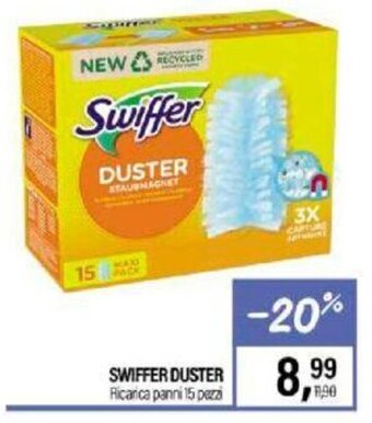 Caddy's Swiffer Duster Ricarica panni 15 pezzi offerta