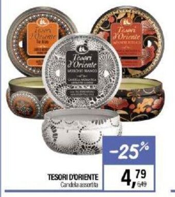 Caddy's Tesori D'Oriente Candela assortita offerta