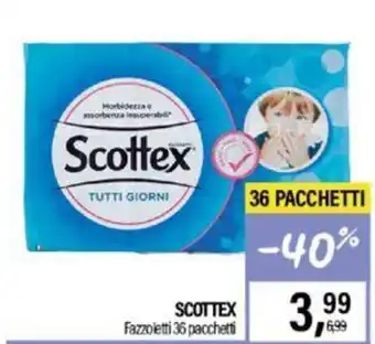 Caddy's Scottex Fazzoletti 36 pacchetti offerta