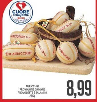 Supermercati Piccolo Auricchio Provolone Giovane Provolette E Salamini Al Kg offerta