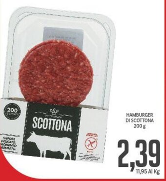 Supermercati Piccolo Hamburger Di Scottona 200 g offerta