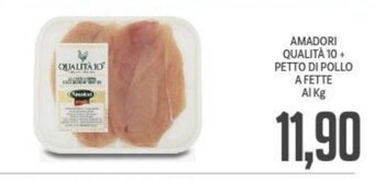 Supermercati Piccolo Amadori Qualità 10+ Petto Di Pollo A Fette Al Kg offerta