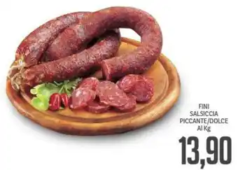 Supermercati Piccolo Fini Salsiccia Piccante / Dolce Al Kg offerta