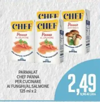 Supermercati Piccolo Chef Panna Parmalat Per Cucinare Al Funghi/Al Salmone 125 ml x 2 offerta