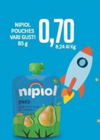 Supermercati Piccolo Nipiol Pouches Vari Gusti 85 g offerta