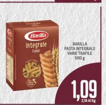 Supermercati Piccolo Barilla Pasta Integrale Varie Trafile 500 g offerta