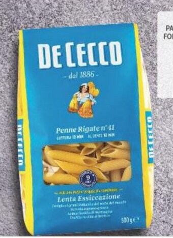 Supermercati Piccolo De Cecco Pasta Di Semola Formati Normali 500 g offerta