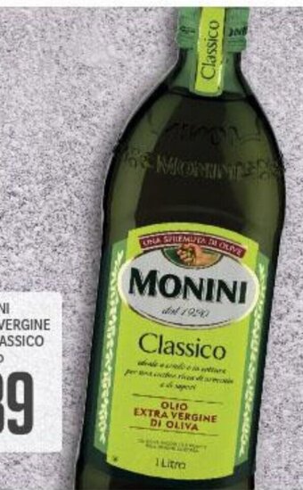 Supermercati Piccolo Monini Olio Extra Vergine Di Oliva Classico 1 Litro offerta