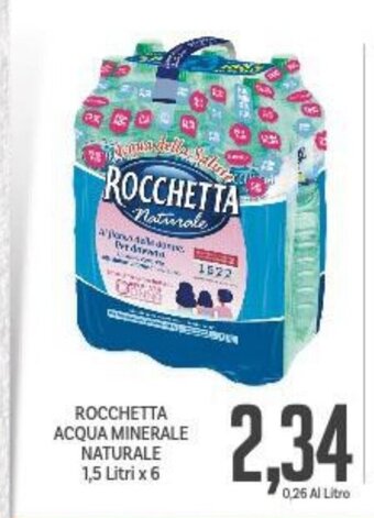 Rocchetta Acqua Minerale Naturale 1,5 Litri x 6