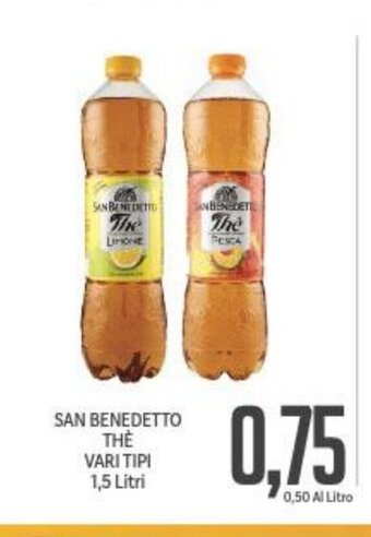 Supermercati Piccolo San Benedetto Thè Vari Tipi 1,5 Litri offerta