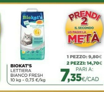L´Isola dei Tesori Lettiera per gatti offerta