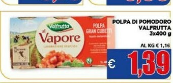 Vivo Supermercati Valfrutta Pomodori pelati offerta