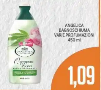 Angelica Bagnoschiuma Varie Profumazioni 450 ml