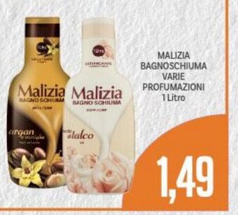Supermercati Piccolo Malizia Bagnoschiuma Varie Profumazioni 1 Litro offerta