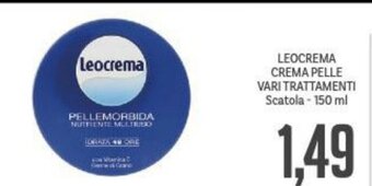 Supermercati Piccolo Leocrema Crema Pelle Vari Trattamenti Scatola 150 ml offerta