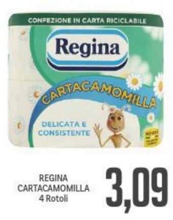 Supermercati Piccolo Regina Cartacamomilla 4 Rotoli offerta
