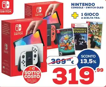 Euronics Nintendo Console - Switch Oled offerta