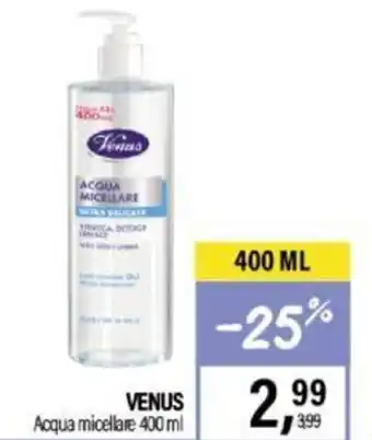 Caddy's Venus Acqua micellare 400 ml offerta