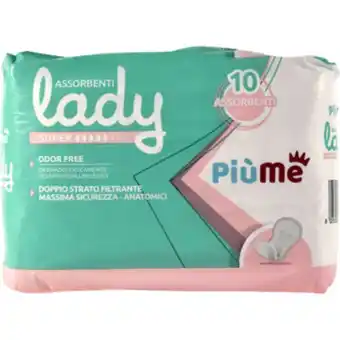 Piume assorbenti lady super 10 pezzi