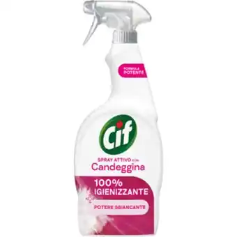 PiùMe Cif spray attivo con candeggina 100% igienizzante 650 ml offerta