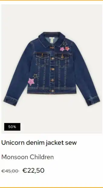 Unicorn denim jacket sew