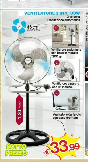 Satur Ventilatore offerta
