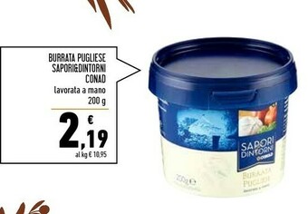 Conad Superstore Conad - Burrata Sapori E Dintorni 200 G offerta
