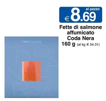 Fette di Salmone affumicato Coda Nera 160g