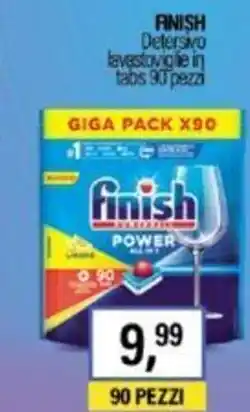 Caddy's Finish Detersivo lavastoviglie in tabs 90 pezzi offerta