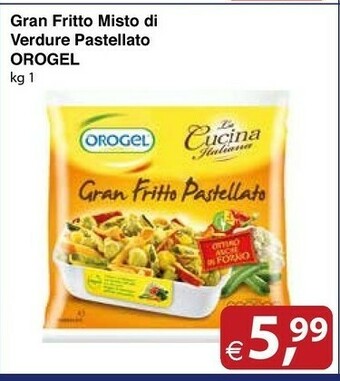 Orogel Gran Fritto Misto Di Verdure Pastellato