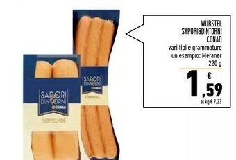 Conad Superstore Conad Wurstel Sapori&dintorni offerta