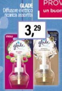 Caddy's Glade Diffusore elettrico ricarica assortita offerta