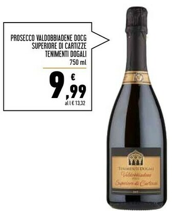 Conad Superstore Tenimenti dogali Prosecco Valdobbiadene Docg Superiore Di Cartizze offerta