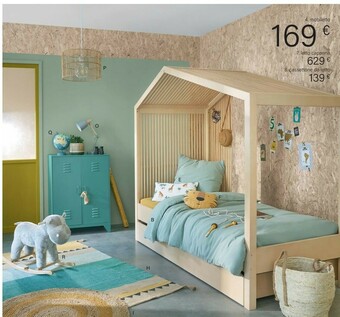 Maisons du Monde Mobiletto/ Letto Capanna/ Cassettone Da Letto offerta