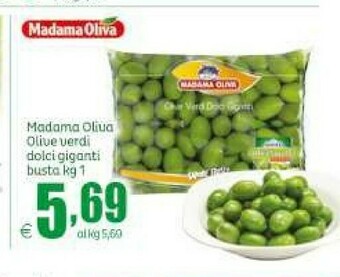 Elite Madama oliva Olive Verdi Dolci Giganti offerta