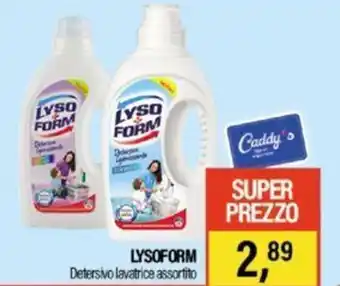 Caddy's Lysoform Detersivo lavatrice assortito offerta