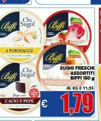 Vivo Supermercati Biffi Sugo Con Funghi Porcini 100% Vegetale Sughi Freschi 150 G(ml) offerta