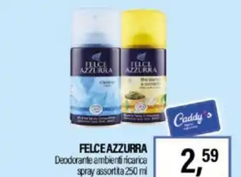 Caddy's Felce Azzurra Deodorante ambienti ricarica spray assortita 250 ml offerta