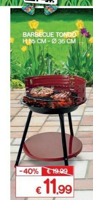 Satur Barbecue Tondo H 55cm offerta