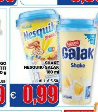 Vivo Supermercati Nestlè Nesquik Shake 180 G(ml) offerta