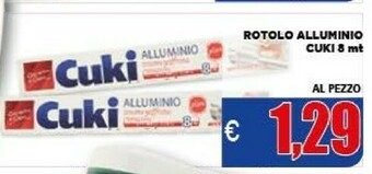 Vivo Supermercati Cuki Rotoli Alluminio offerta