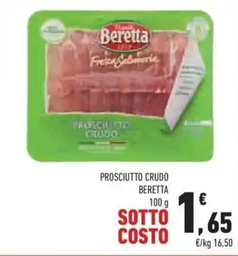 Conad Beretta Prosciutto Crudo 100 g offerta
