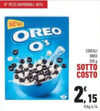 Conad Oreo Cereali 350 g offerta