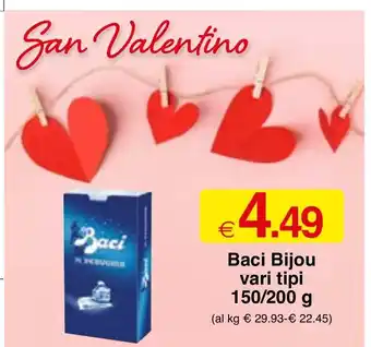 Baci Bijoi vari tipi 150/200 g