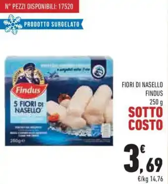 Conad Findus Fiori di Nasello 250 g offerta